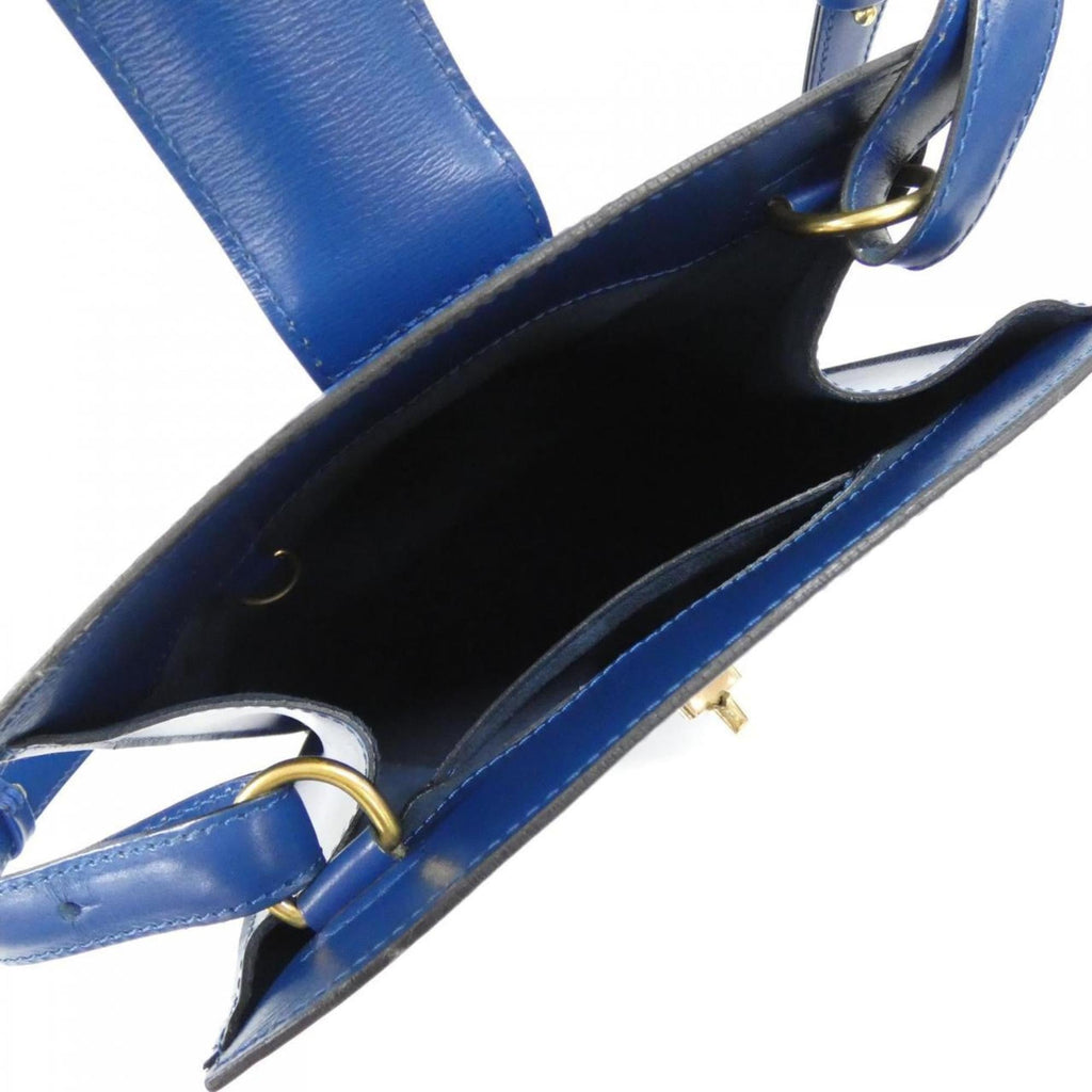 Louis Vuitton Blue Leather Shoulder Bag (Pre-Owned)
