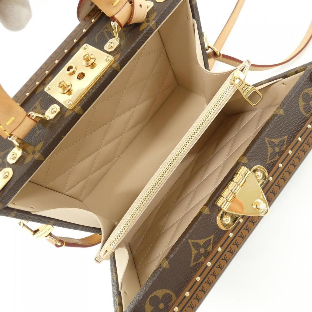 Louis Vuitton Marron Coated Canvas Handbag (Pre-Owned)