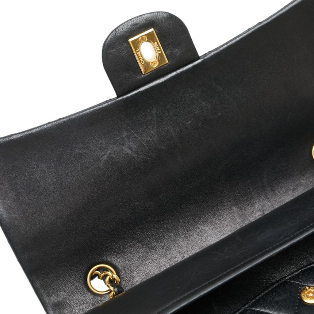 Vintage Square CC Flap Bag Quilted Lambskin Medium