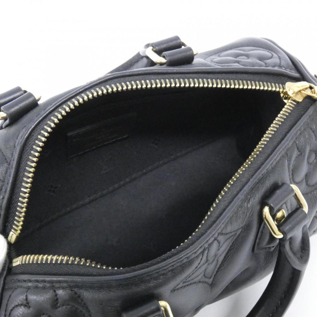 Louis Vuitton Black Leather Shoulder Bag (Pre-Owned)