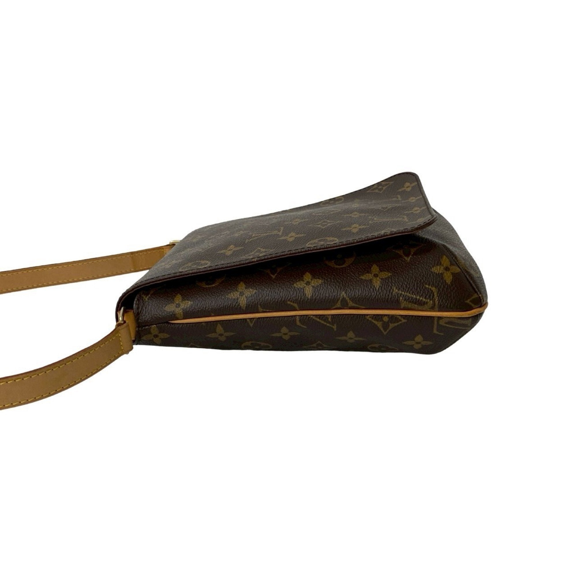 Louis Vuitton Brown Leather Pvc Shoulder Bag (Pre-Owned)