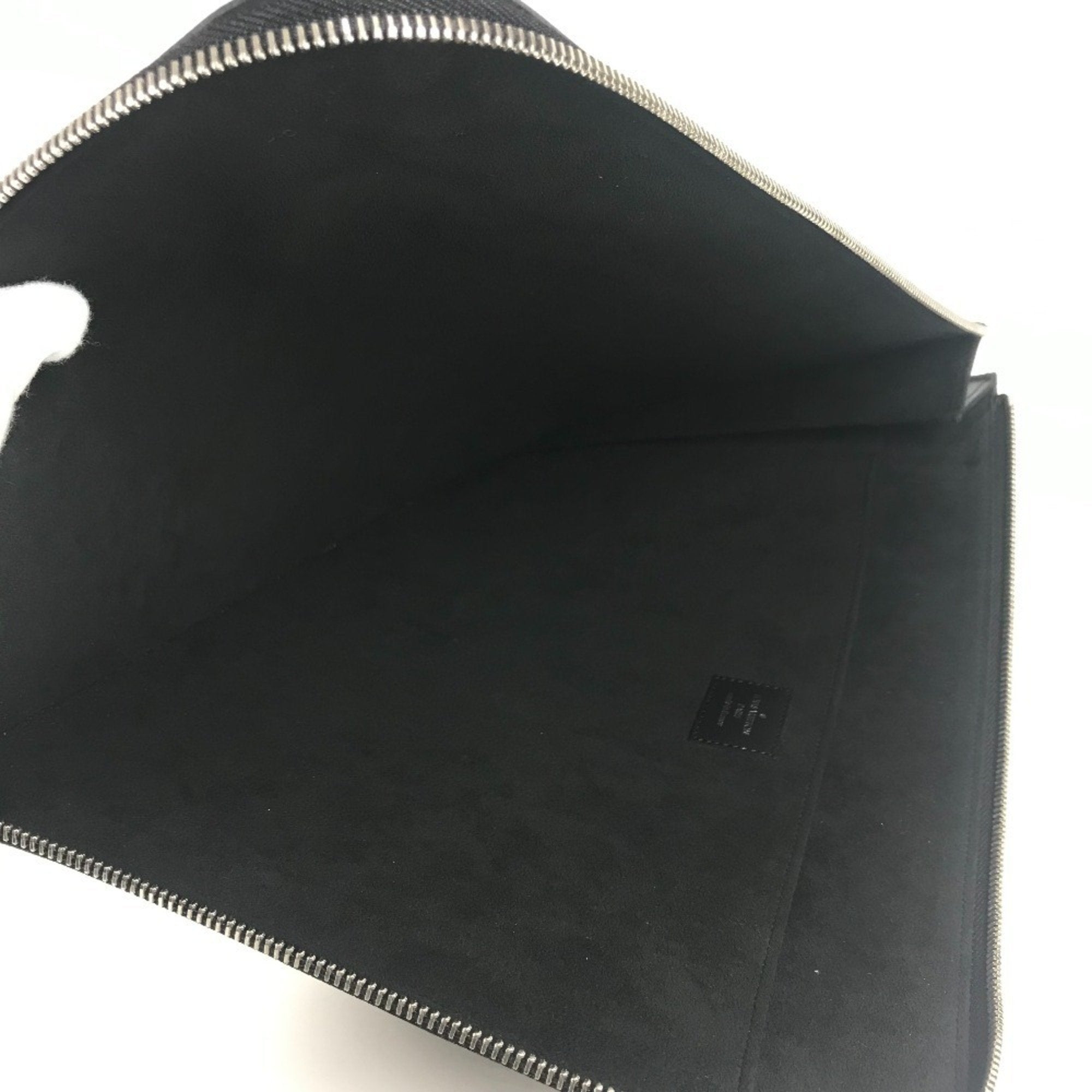 Louis Vuitton Black Noir Epi Leather Clutch Bag Pochette Pouch (Pre-Owned)