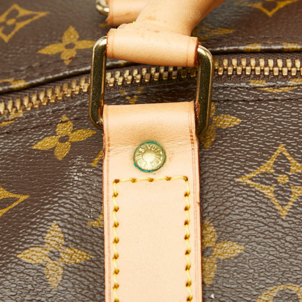 Louis Vuitton Brown Pvc Leather Boston Bag Shoulder Bag (Pre-Owned)