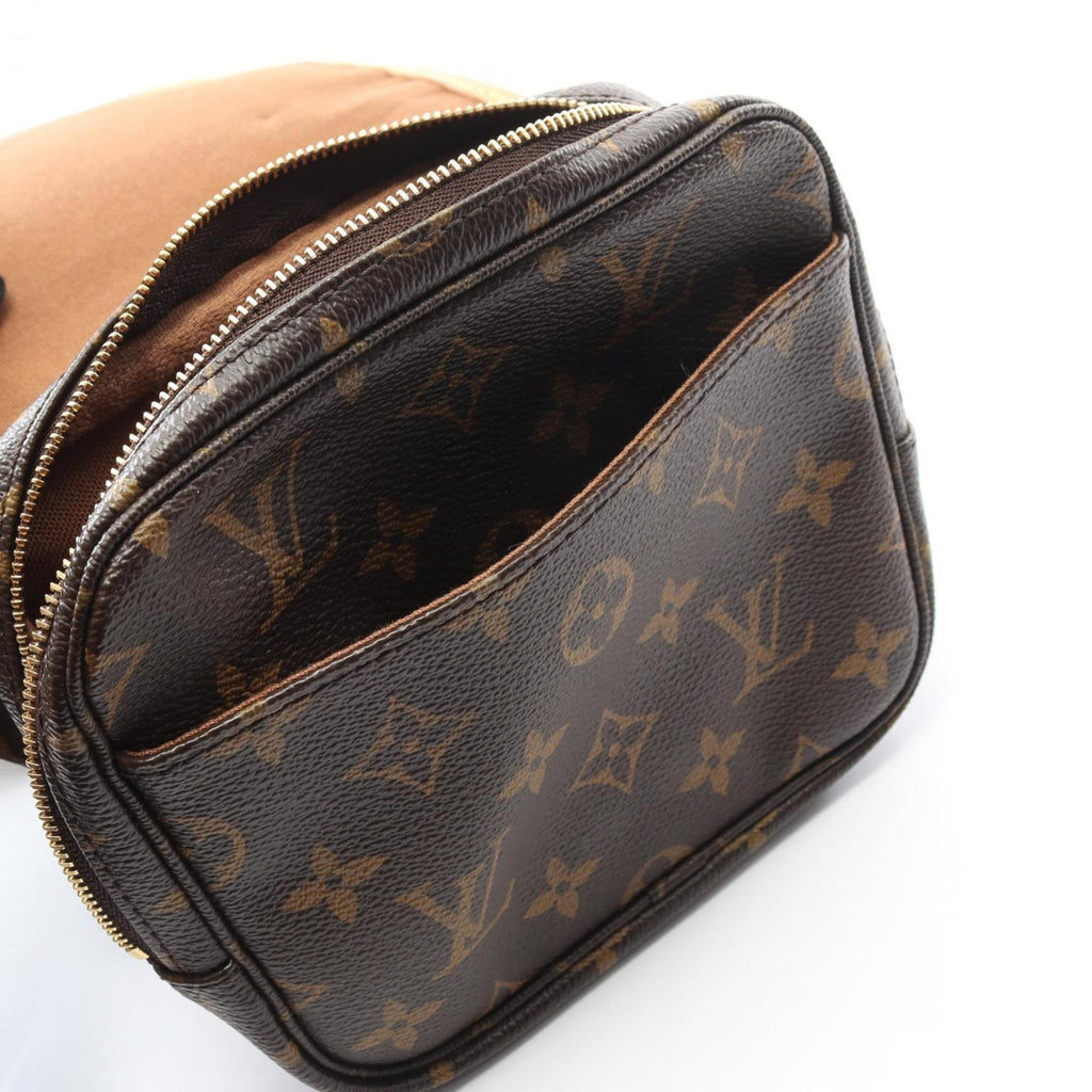 Louis Vuitton Brown Coated Canvas Leather Fanny Pack (Pre-Owned)