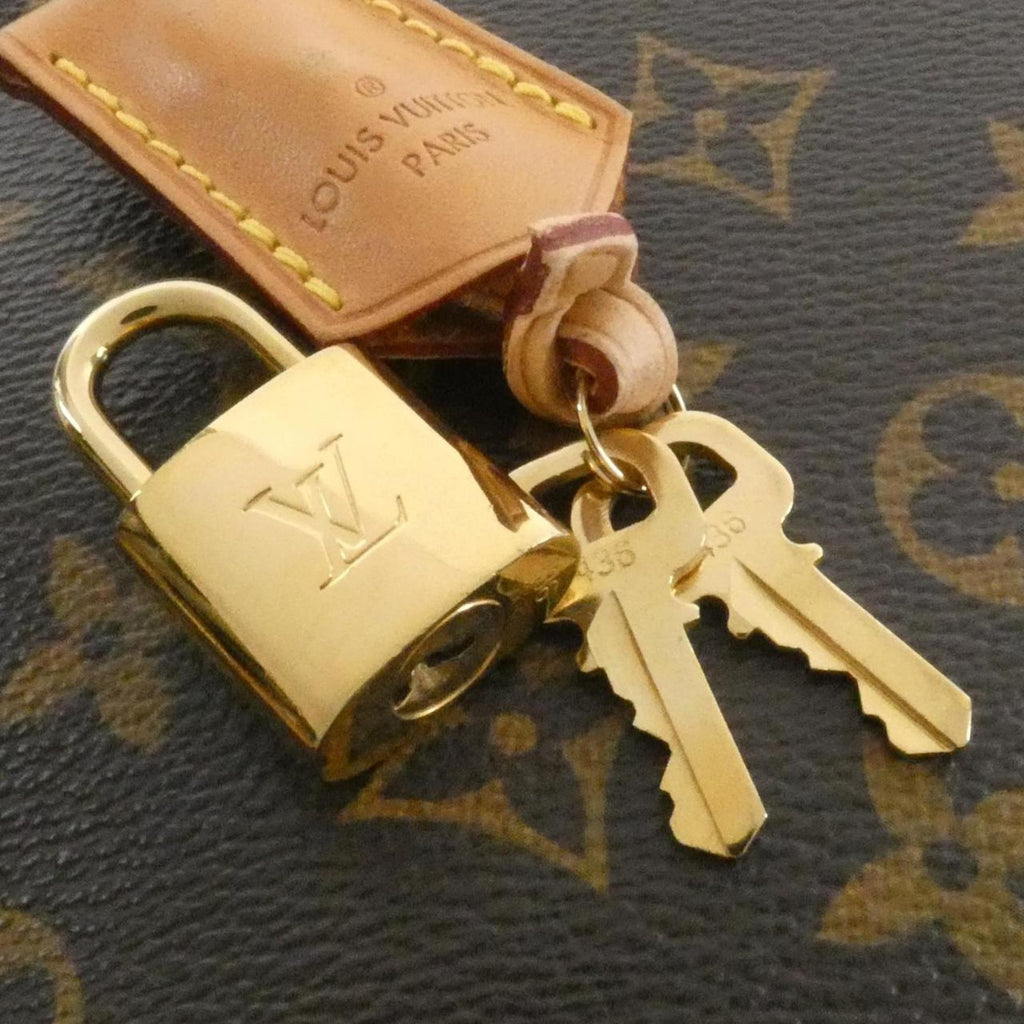 Louis Vuitton Marron Coated Canvas Handbag (Pre-Owned)