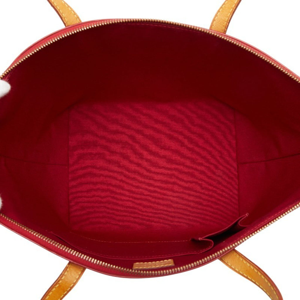 Louis Vuitton Pomme D'amour Red Color Patent Leather Handbag Tote Bag (Pre-Owned)