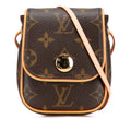 Louis Vuitton Monogram Brown Pvc Leather Pochette Shoulder Bag (Pre-Owned)