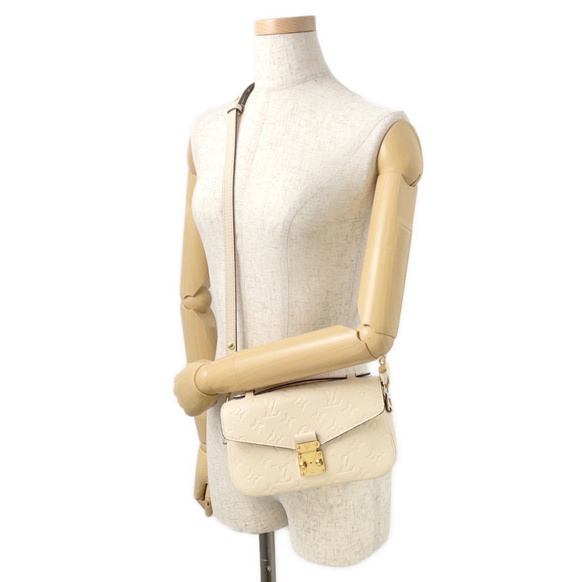 Louis Vuitton Monogram Empreinte Gold Monogram Empreinte Handbag Pochette Shoulder Bag (Pre-Owned)