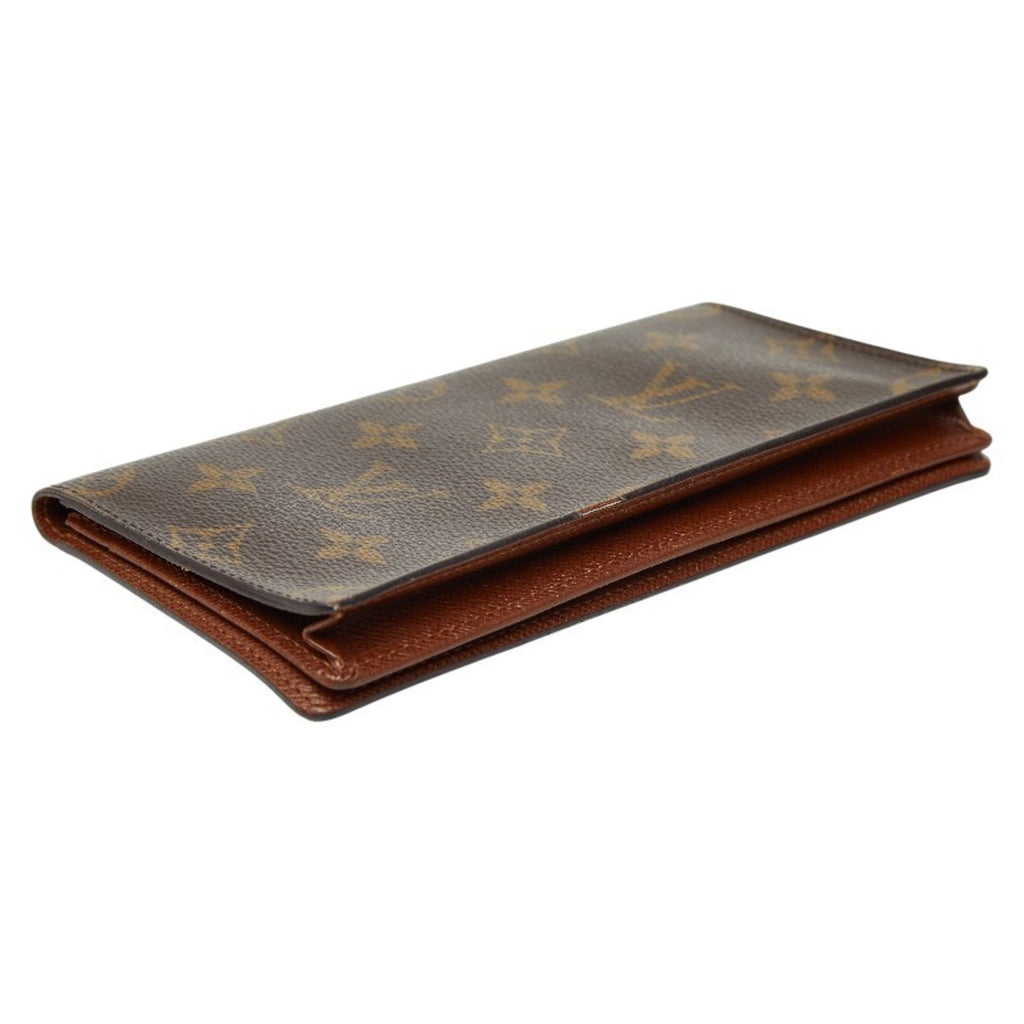 Louis Vuitton Brown Pvc Long Bill Wallet (Bi-Fold) (Pre-Owned)