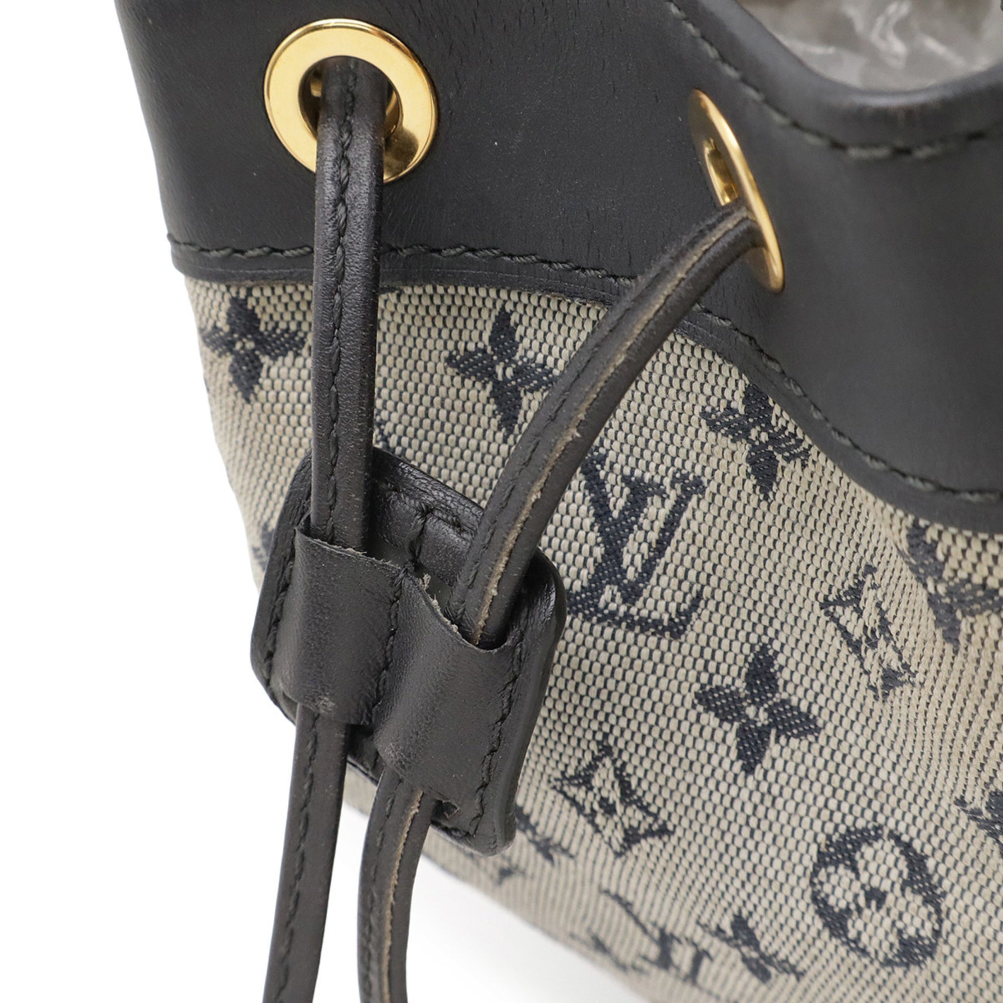 Louis Vuitton Blue Monogram Mini Leather Handbag Shoulder Bag (Pre-Owned)