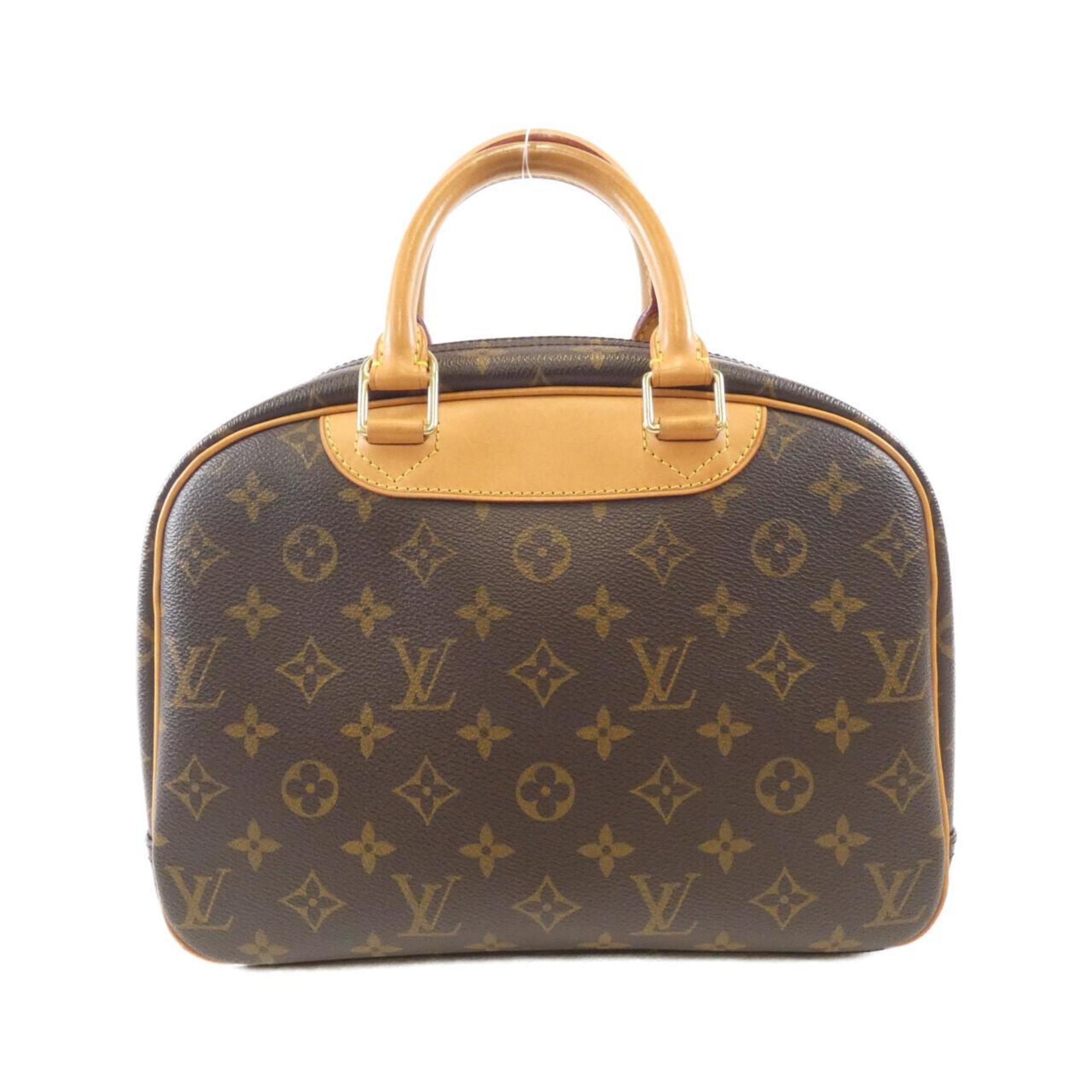Louis Vuitton Monogram Marron Coated Canvas Handbag (Pre-Owned)