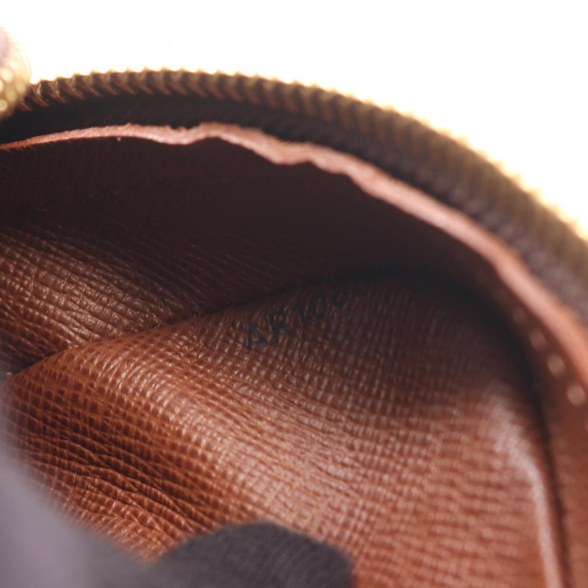 Louis Vuitton Brown Monogram Coated Canvas Leather Shoulder Bag (Pre-Owned)