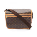 Louis Vuitton Brown Coated Canvas Leather Shoulder Bag (Pre-Owned)