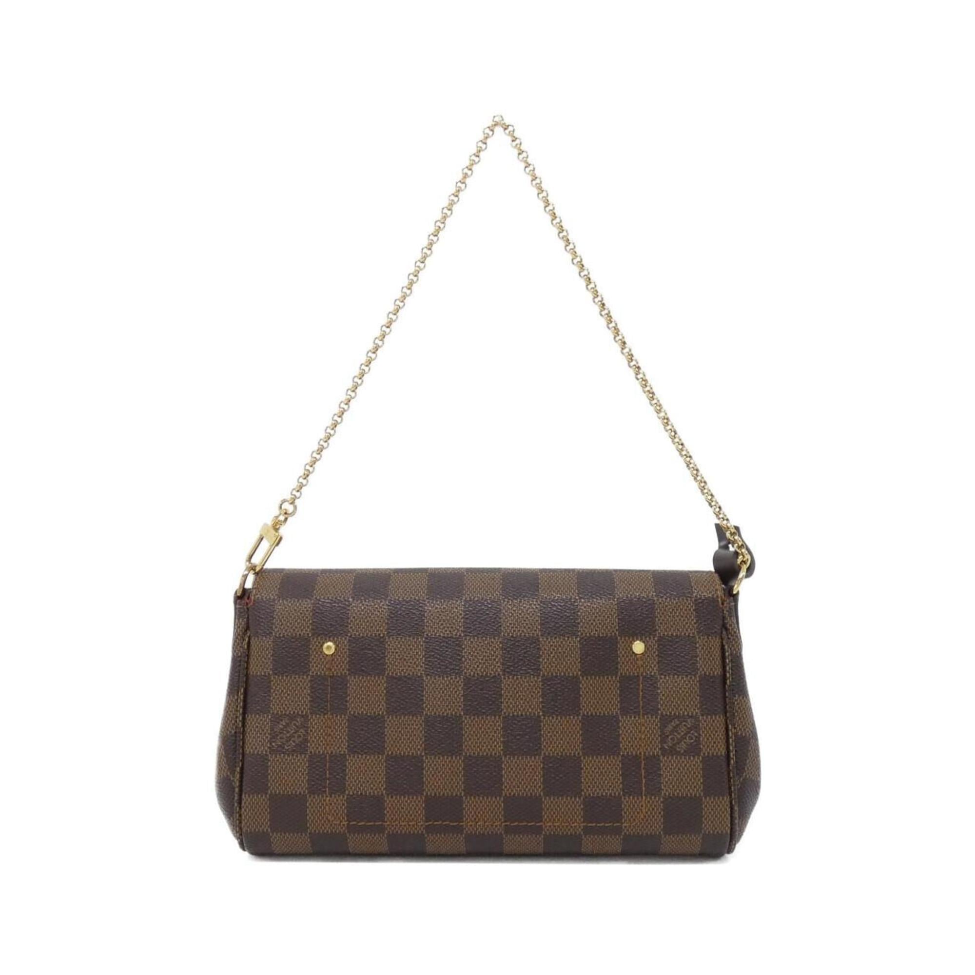 Louis Vuitton Ebene Coated Canvas Shoulder Bag (Pre-Owned)