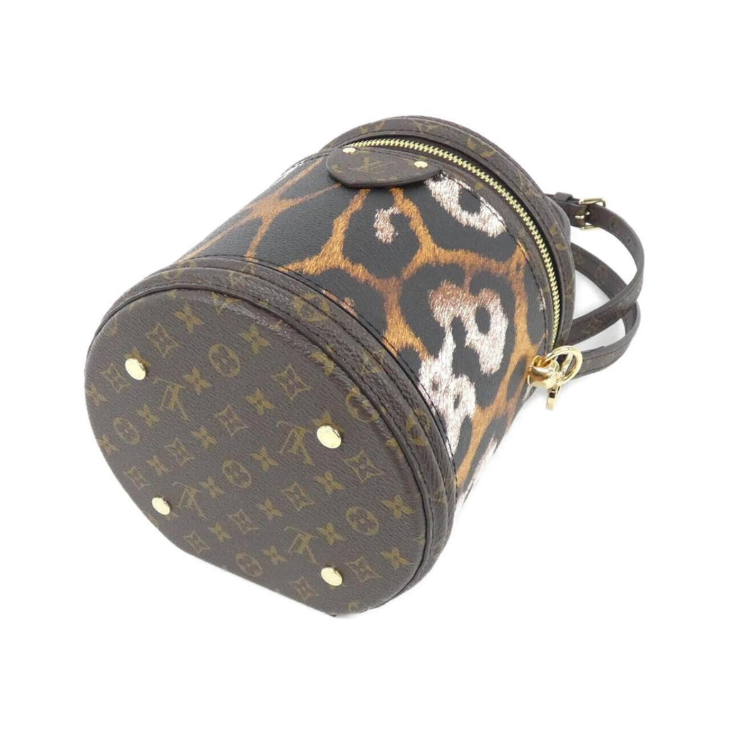 Louis Vuitton Marron Saffron Coated Canvas Handbag (Pre-Owned)