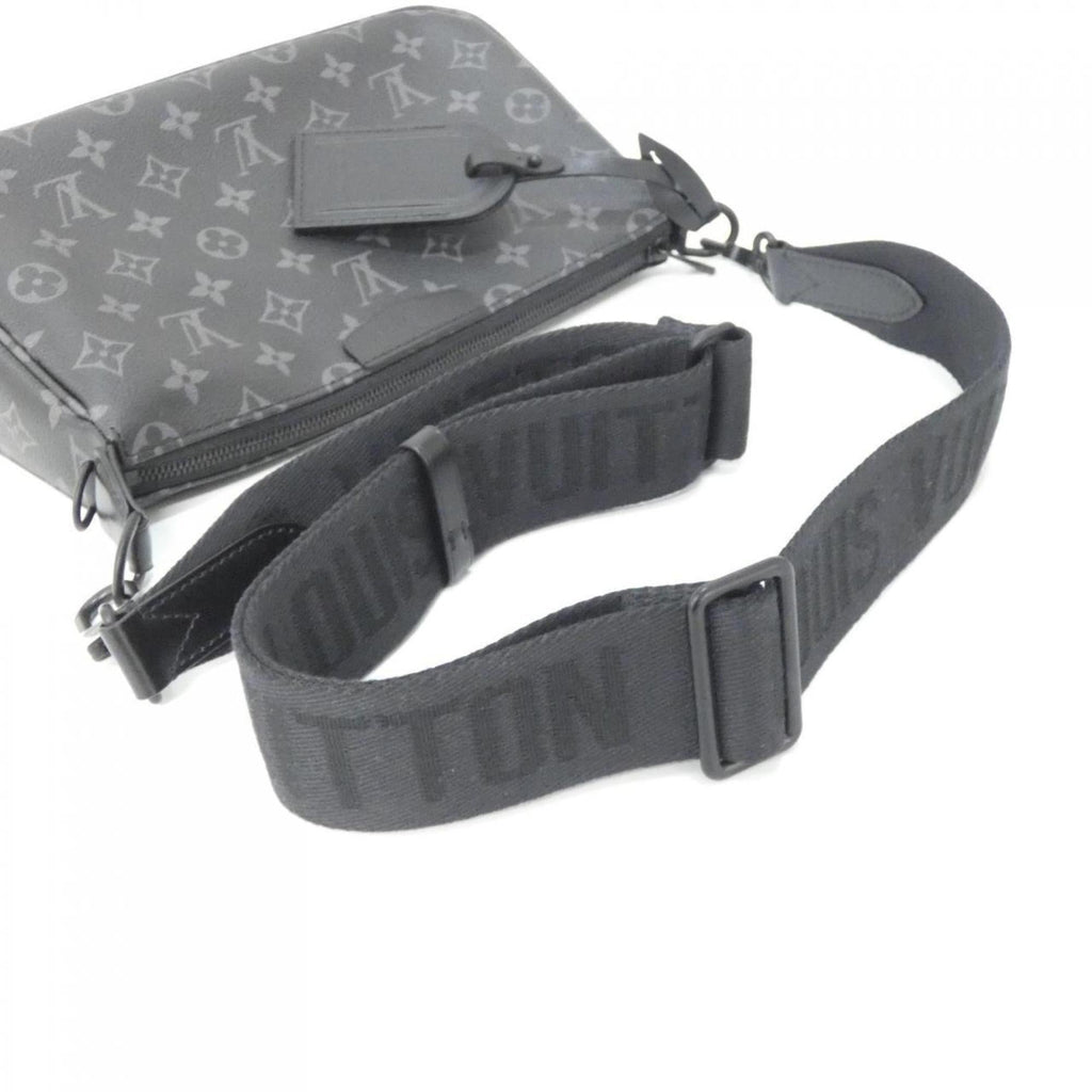 Louis Vuitton Black Coated Canvas Pochette Shoulder Bag (Pre-Owned)