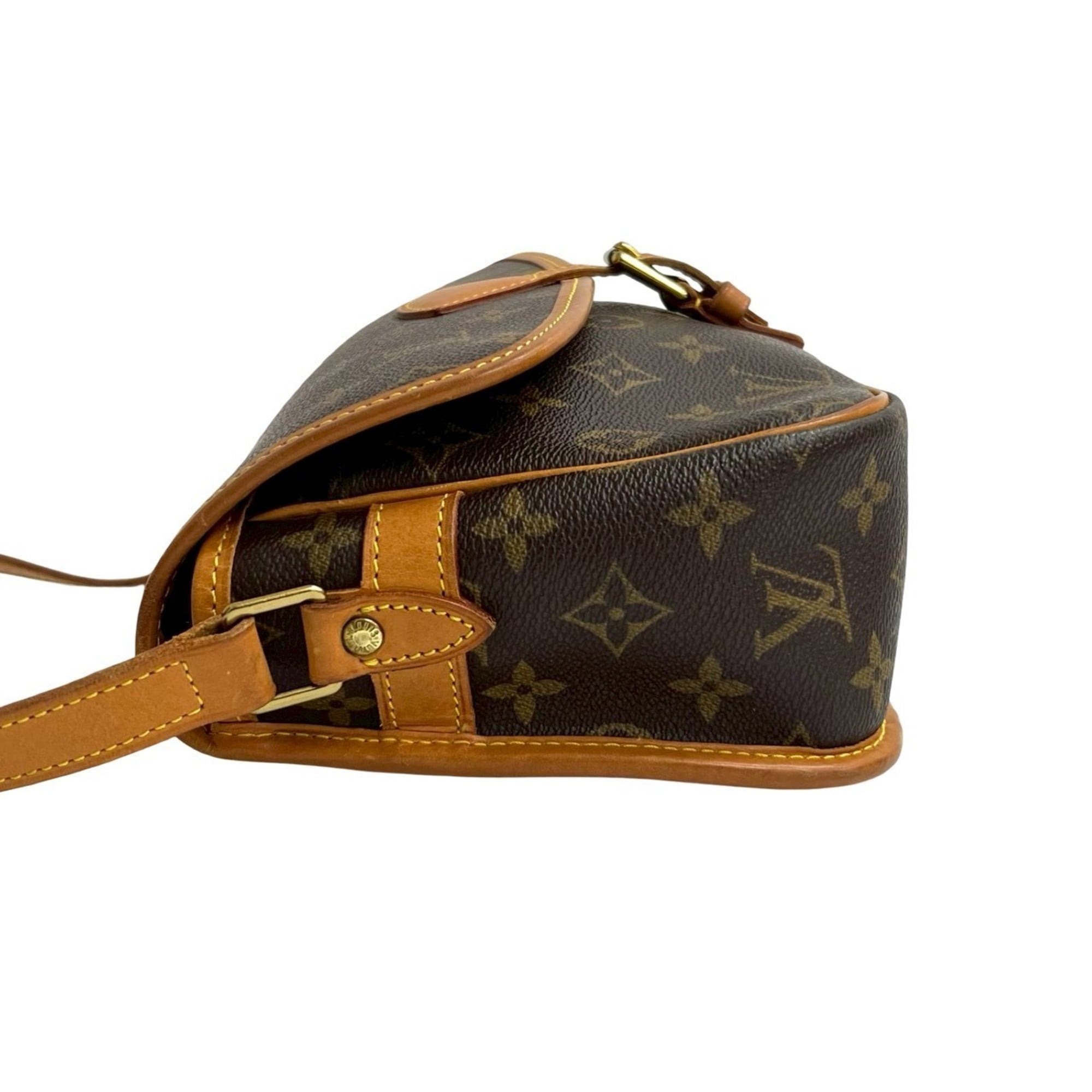 Louis Vuitton Brown Leather Pvc Pochette Shoulder Bag (Pre-Owned)