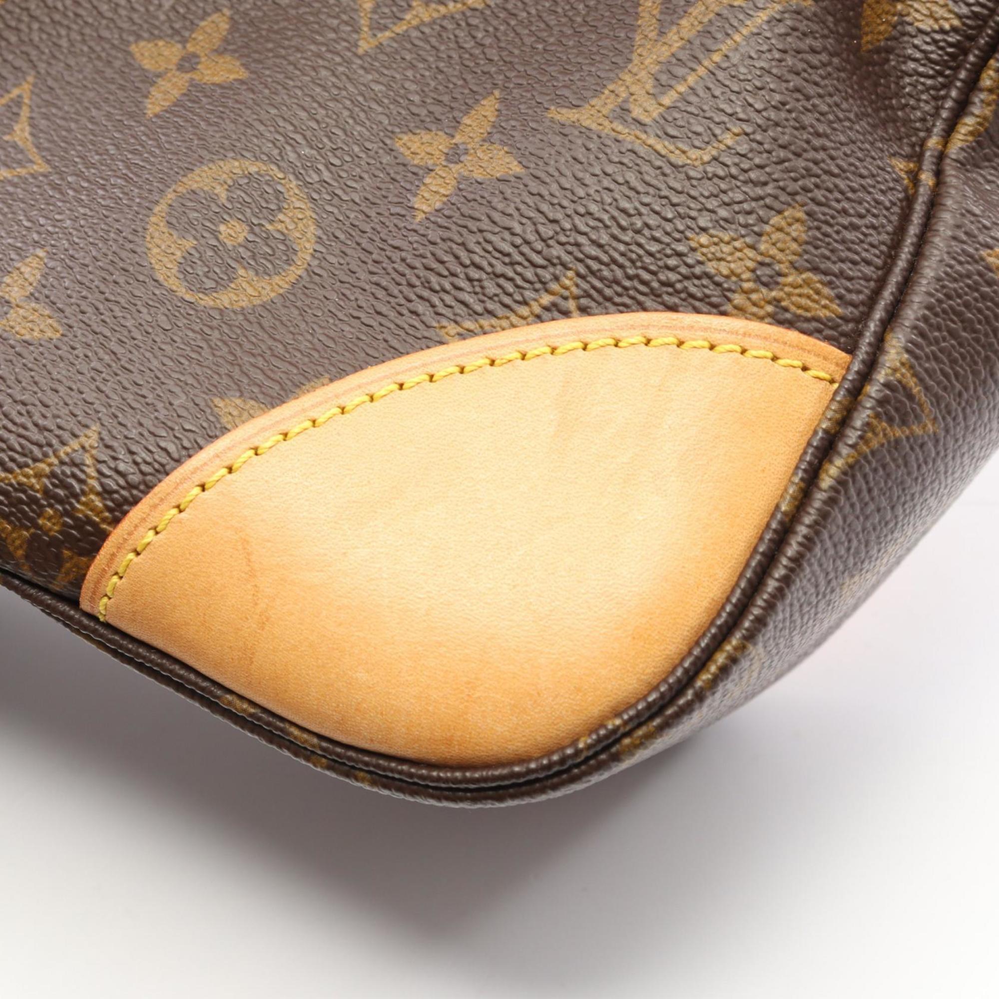 Louis Vuitton Brown Monogram Coated Canvas Leather Shoulder Bag (Pre-Owned)