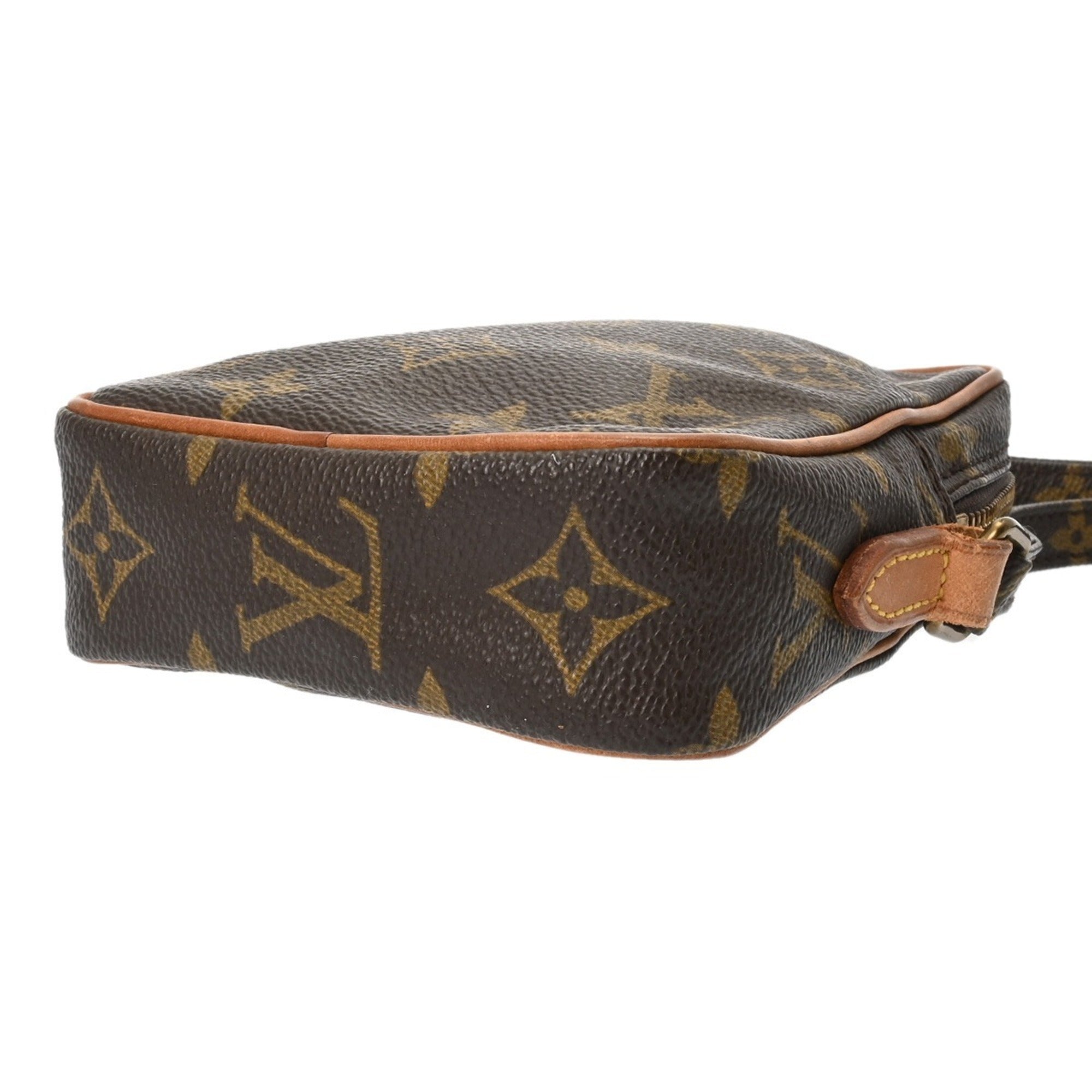 Louis Vuitton Brown Canvas Monogram Shoulder Bag (Pre-Owned)