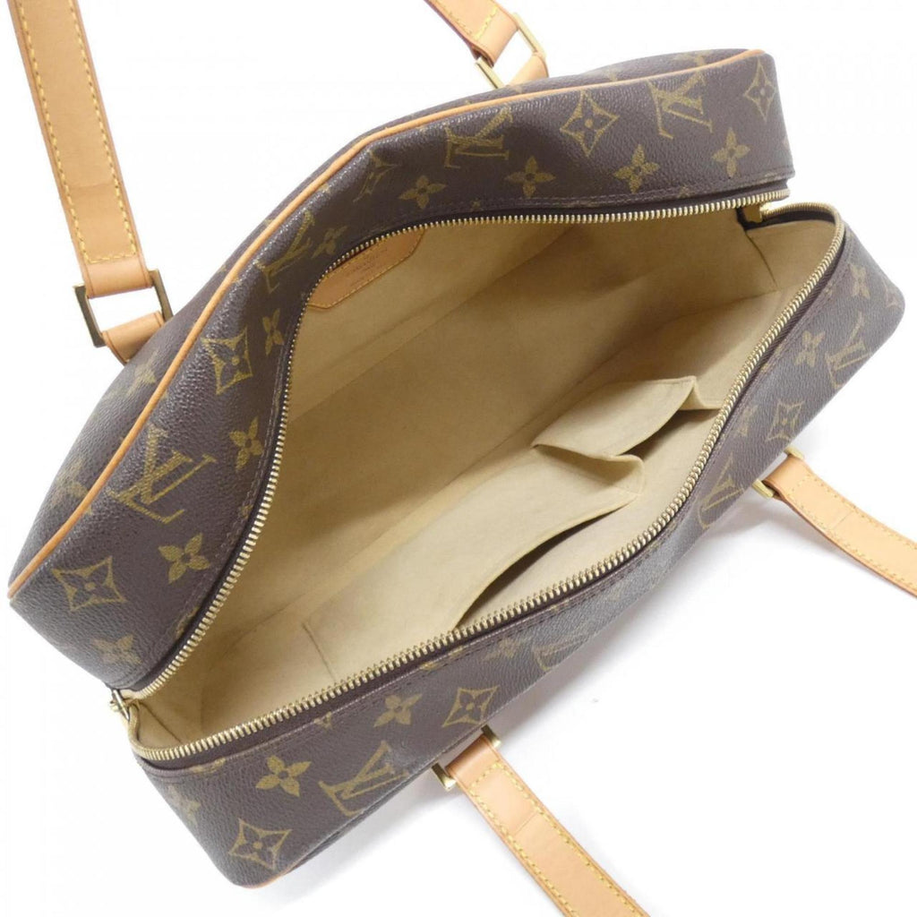 Louis Vuitton Monogram Marron Coated Canvas Shoulder Bag (Pre-Owned)