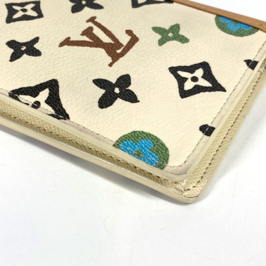 Louis Vuitton Monogram Multi-Color White Monogram Long Wallet (Bi-Fold) (Pre-Owned)