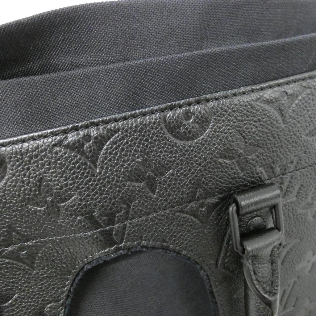 Louis Vuitton Black Leather Handbag (Pre-Owned)