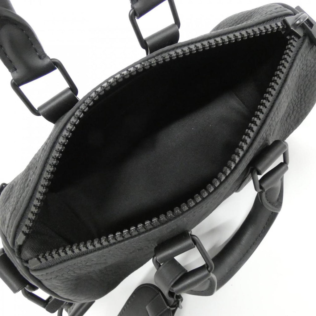Louis Vuitton Black Leather Boston Bag (Pre-Owned)