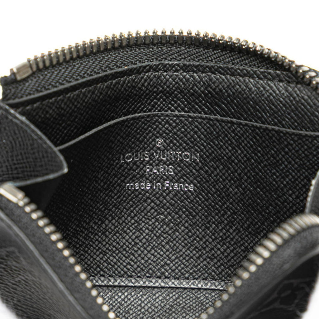 Louis Vuitton Black Leather Pvc Coin Purse/Coin Case (Pre-Owned)