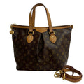Louis Vuitton Brown Leather Pvc Handbag Shoulder Bag Tote Bag (Pre-Owned)
