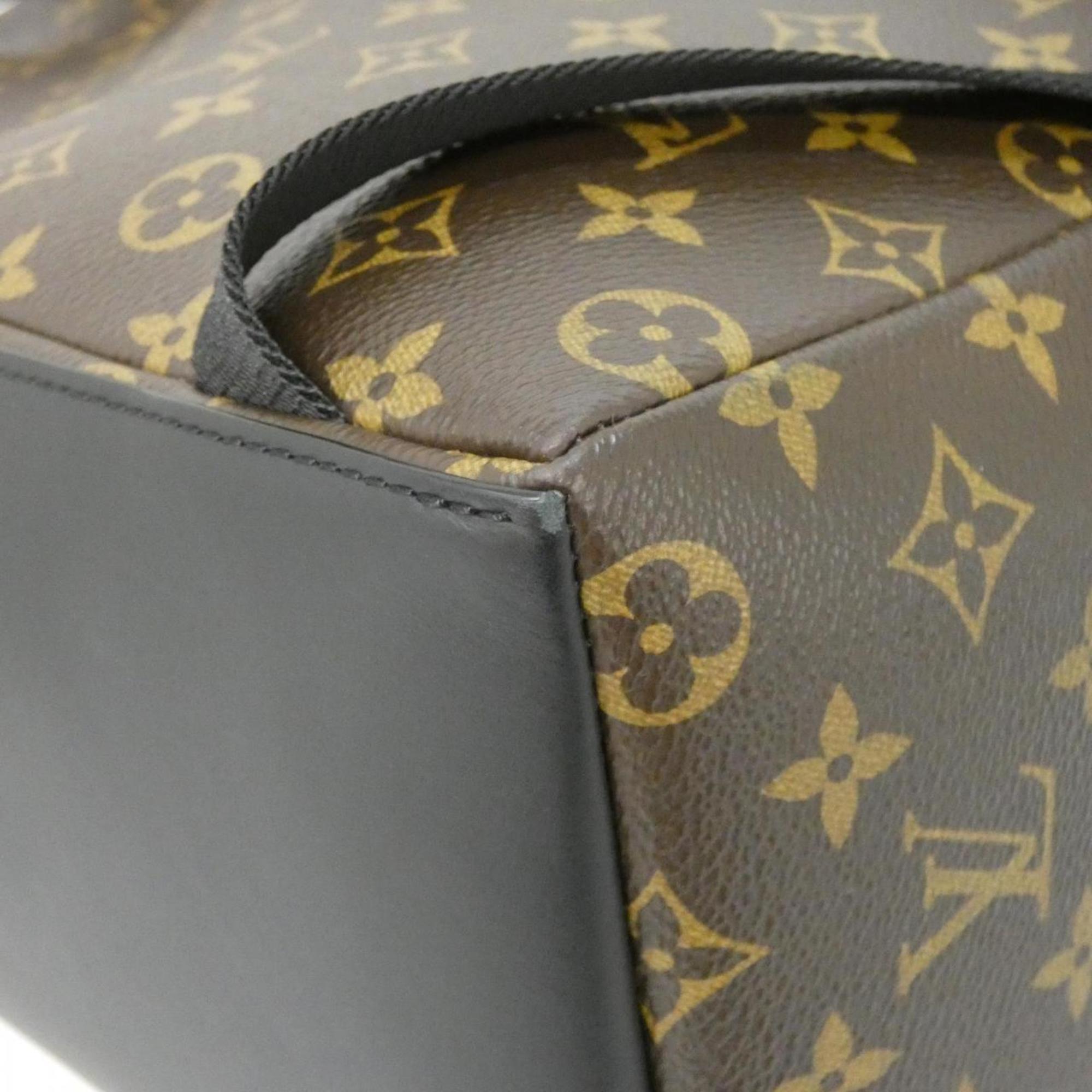 Louis Vuitton Marron Coated Canvas Backpack (Pre-Owned)