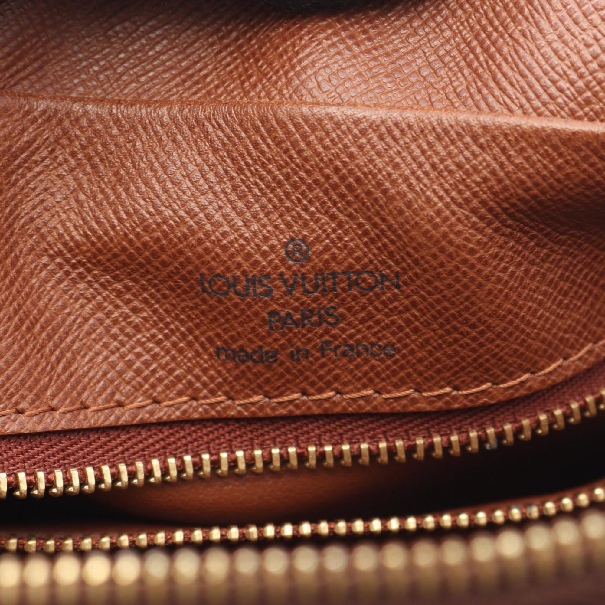 Louis Vuitton Brown Monogram Coated Canvas Leather Shoulder Bag (Pre-Owned)