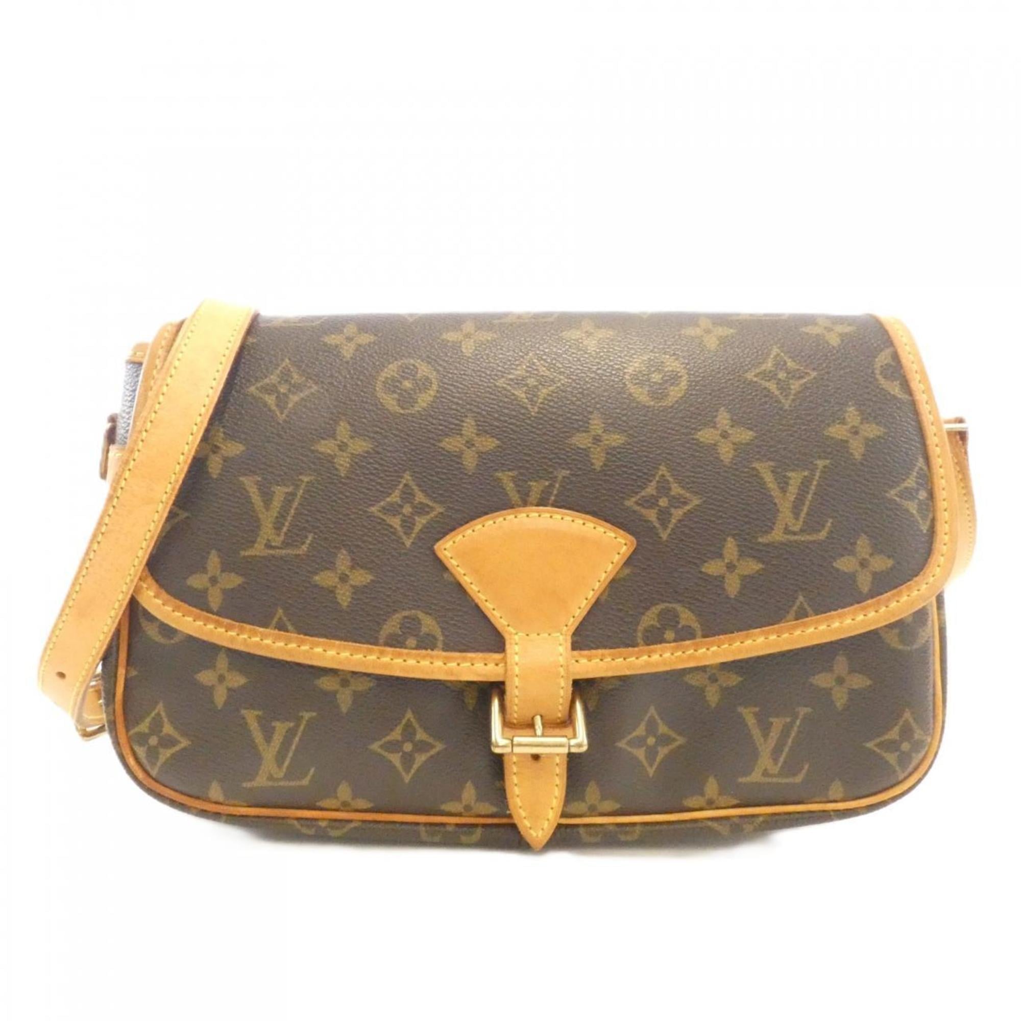Louis Vuitton Brown Coated Canvas Shoulder Bag (Pre-Owned)