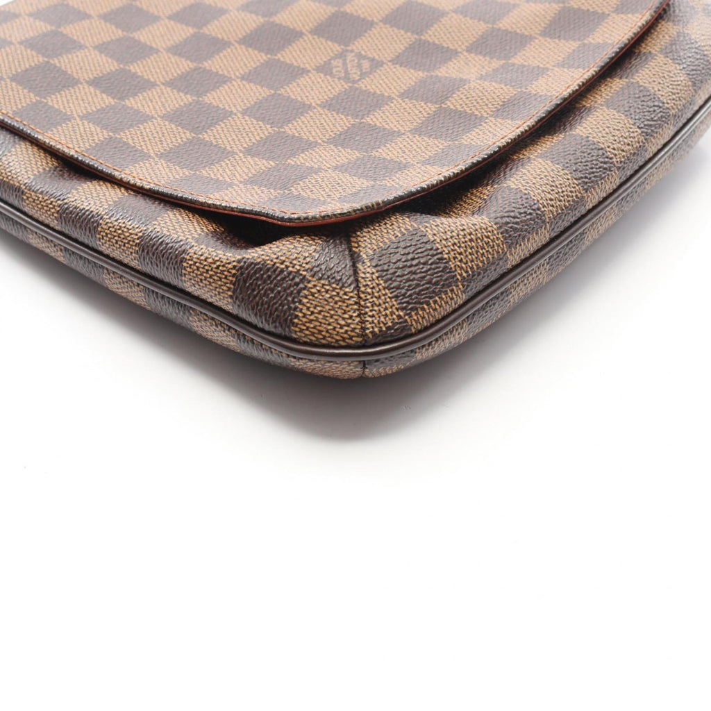 Louis Vuitton Brown Ebene Coated Canvas Leather Shoulder Bag (Pre-Owned)
