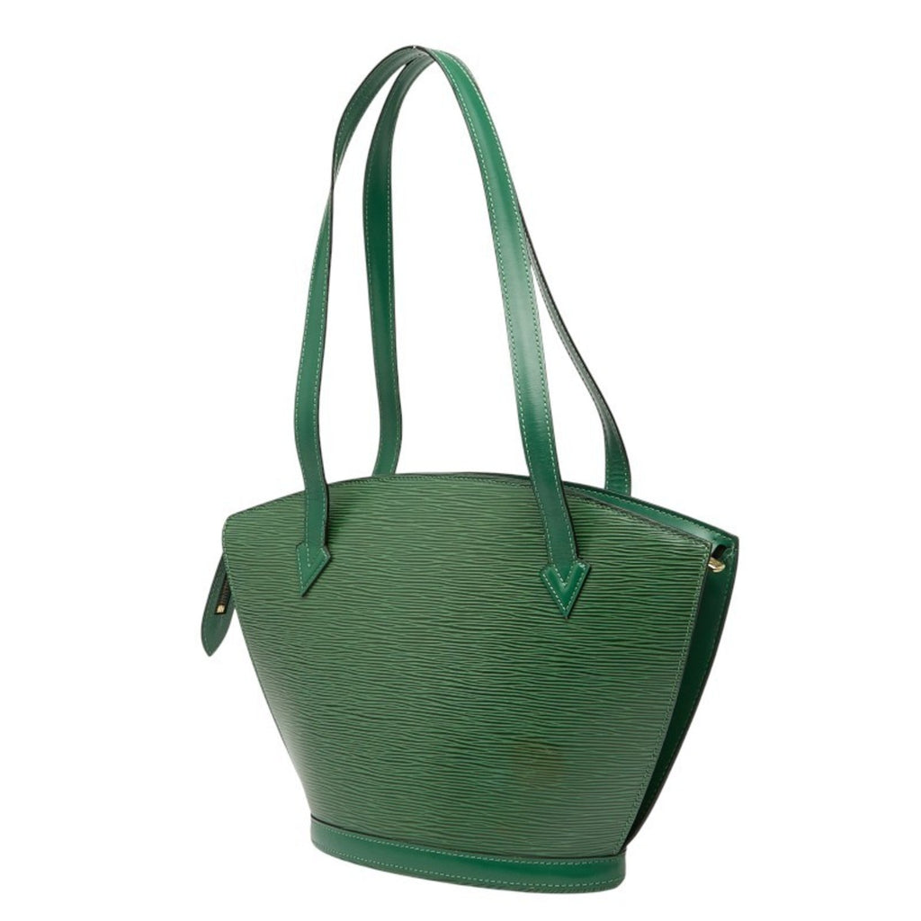 Louis Vuitton Epi Borneo Green Leather Handbag Shoulder Bag (Pre-Owned)
