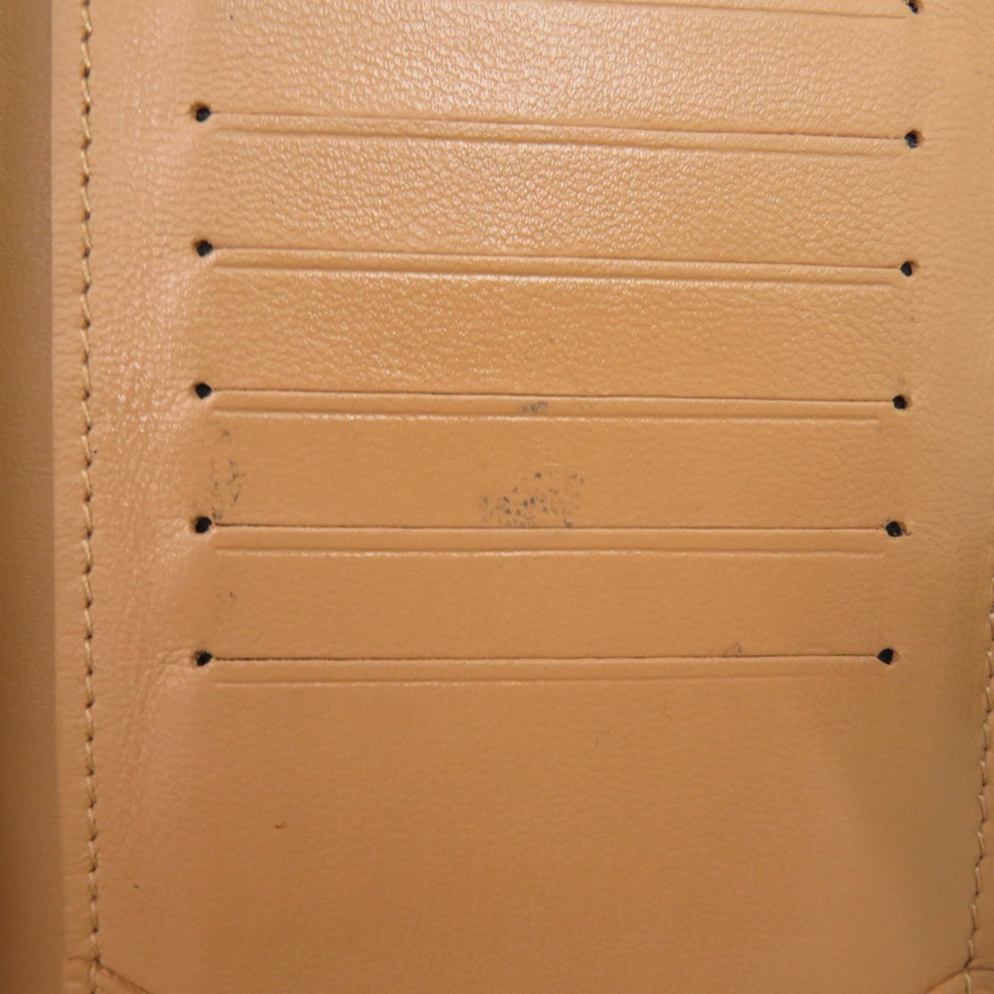 Louis Vuitton Black Noir Leather Long Wallet (Bi-Fold) (Pre-Owned)