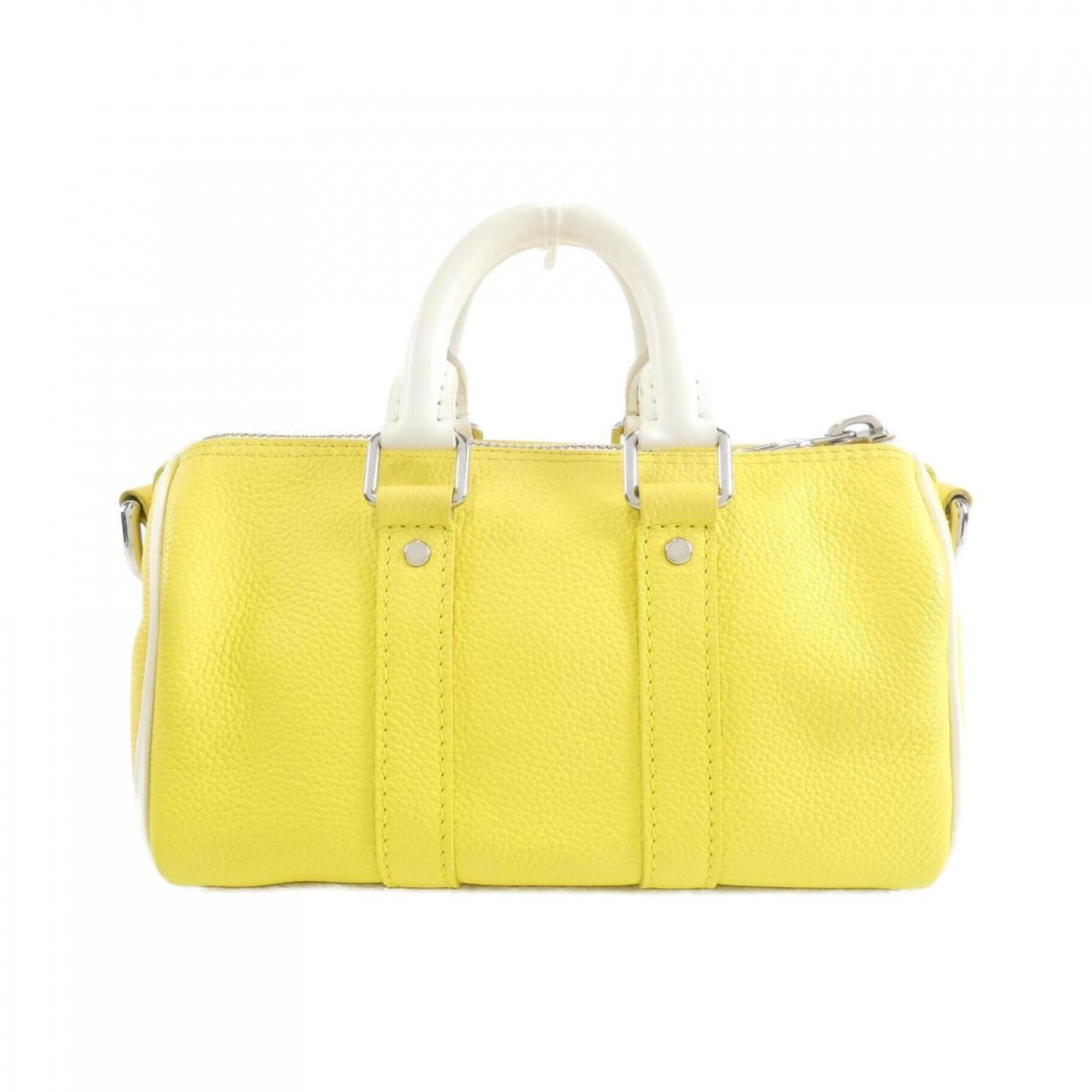 Louis Vuitton Jaune Leather Boston Bag (Pre-Owned)