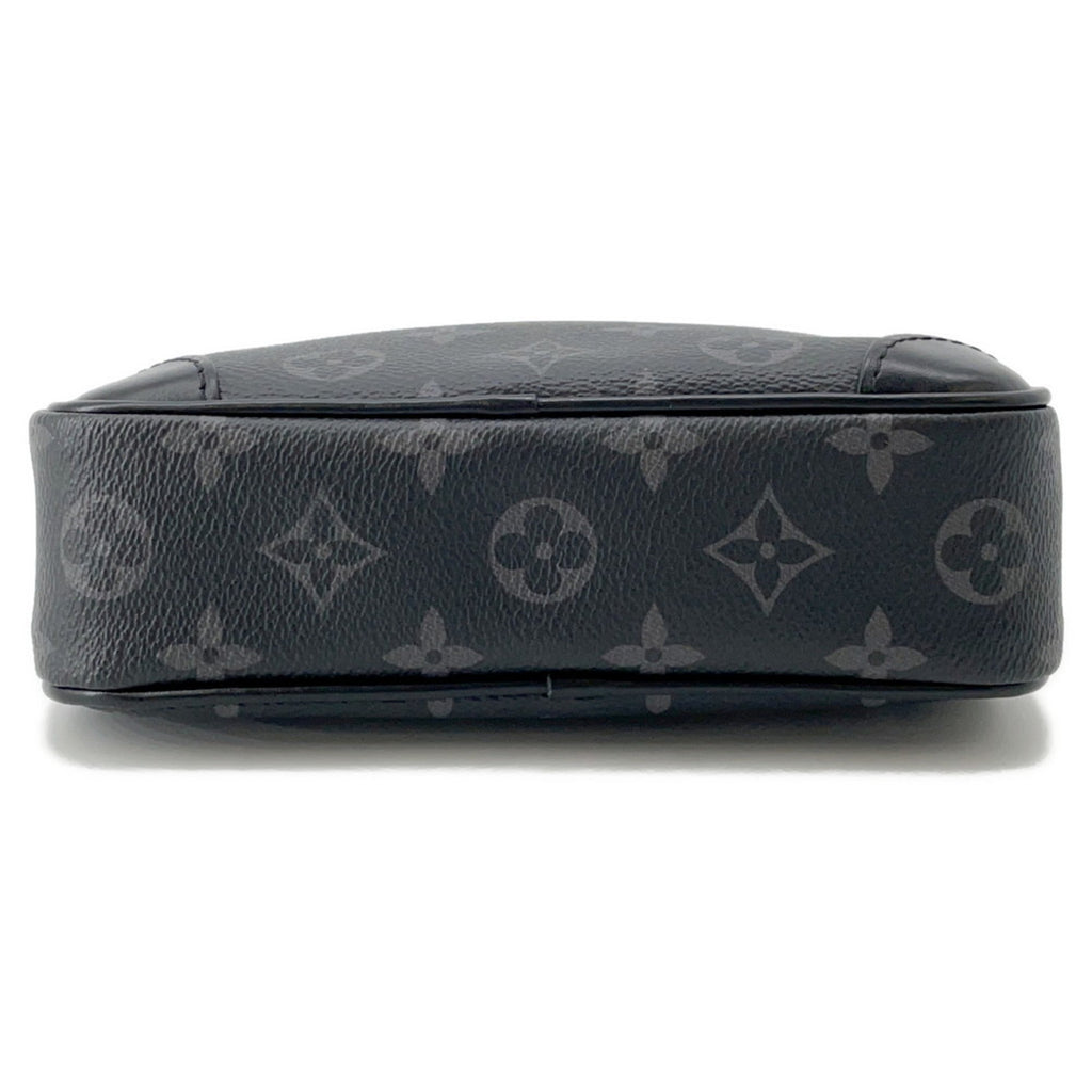 Louis Vuitton Monogram Eclipse Black Noir Monogram Eclipse Chain/Shoulder Wallet (Pre-Owned)