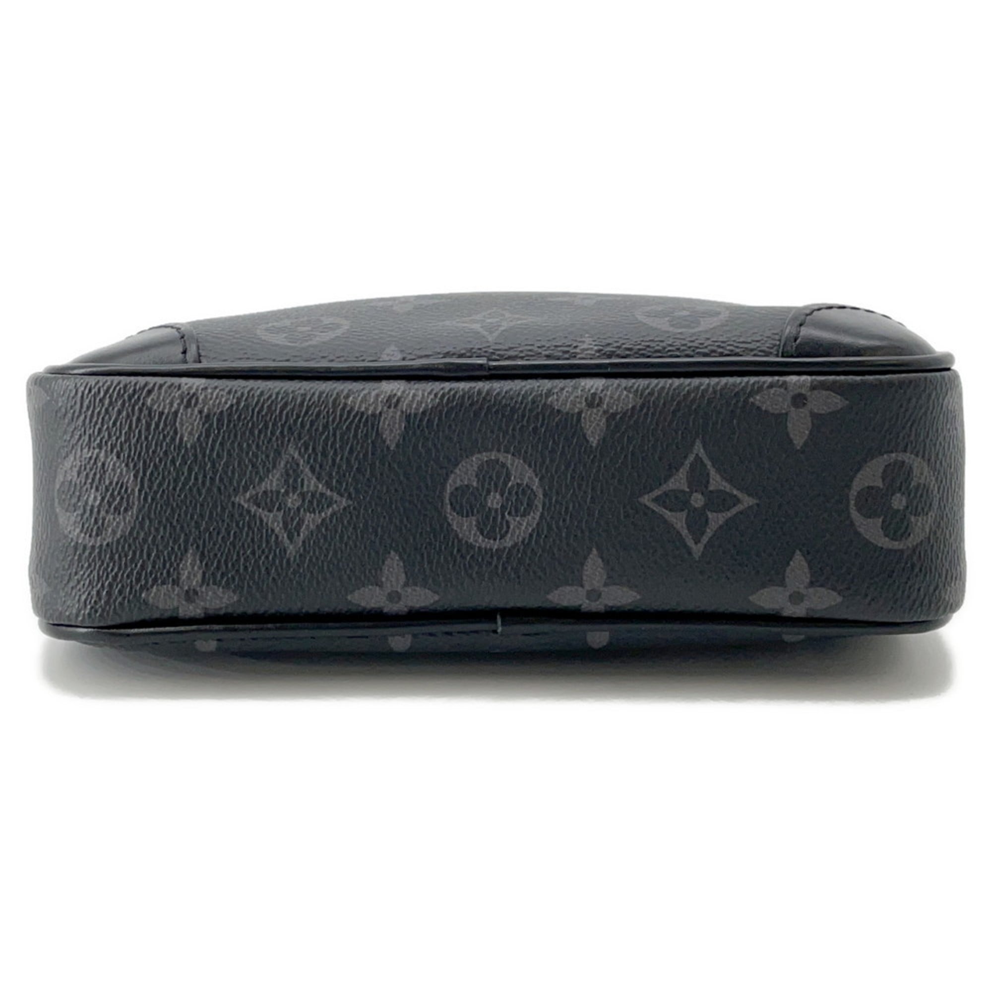 Louis Vuitton Monogram Eclipse Black Noir Monogram Eclipse Chain/Shoulder Wallet (Pre-Owned)