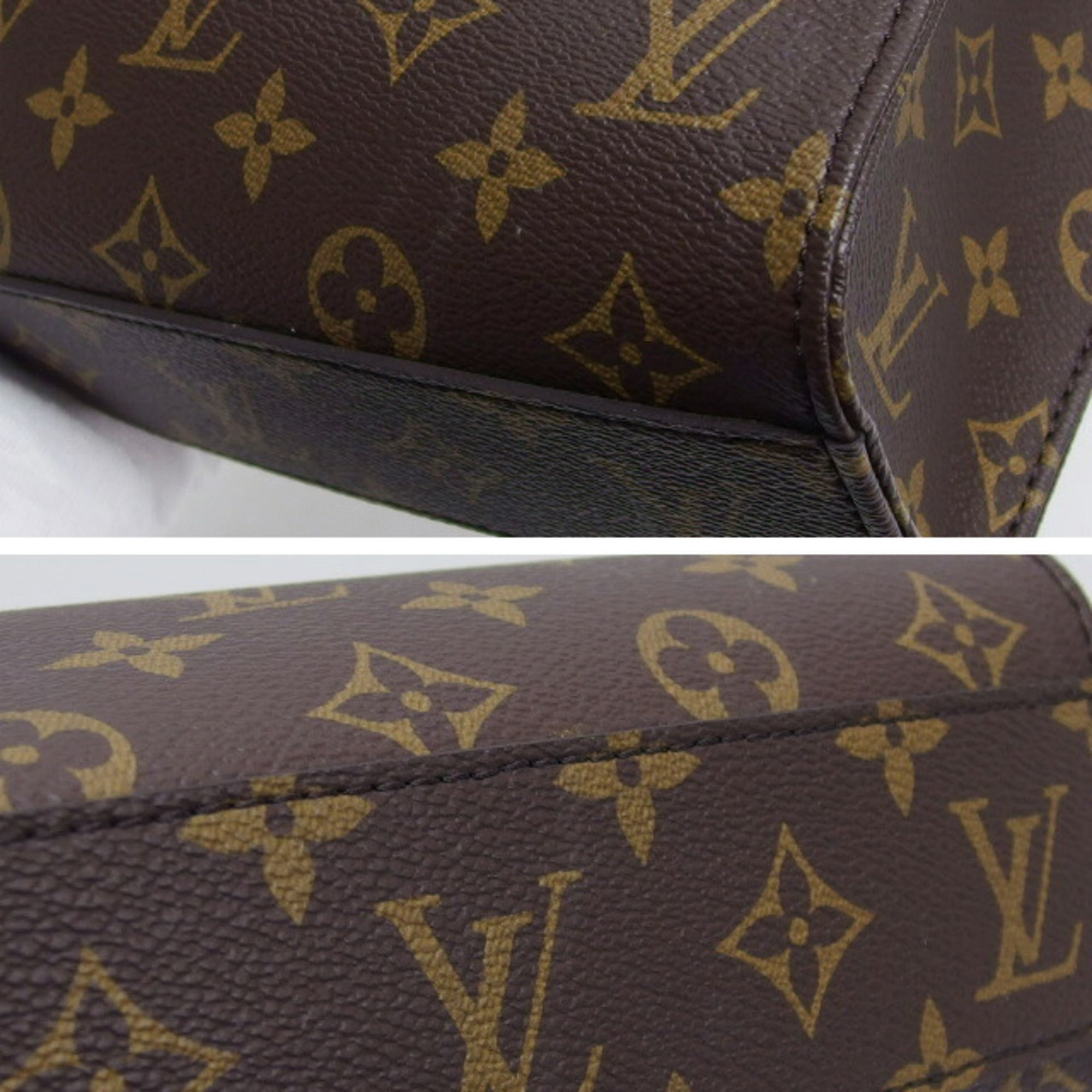 Louis Vuitton Brown Monogram Canvas Handbag Shoulder Bag (Pre-Owned)