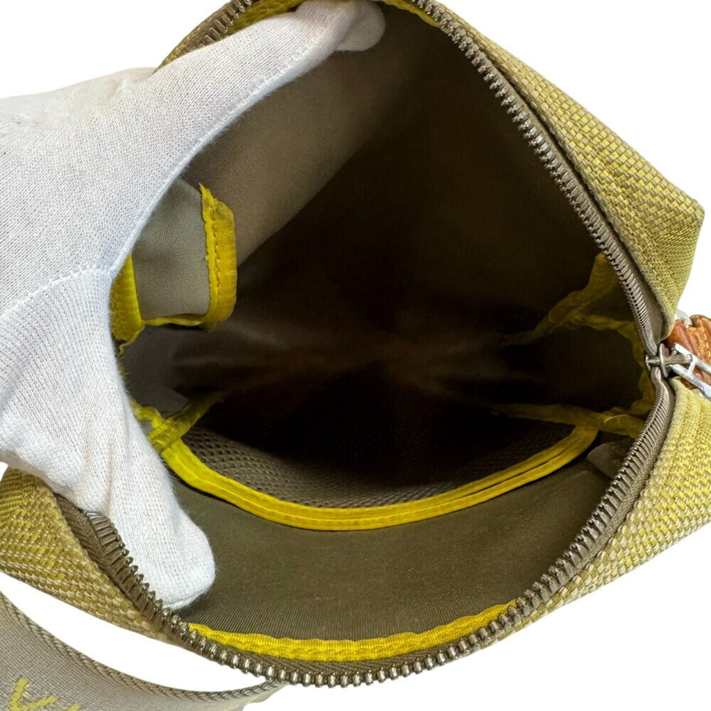 Louis Vuitton Yellow Canvas Pochette Shoulder Bag (Pre-Owned)