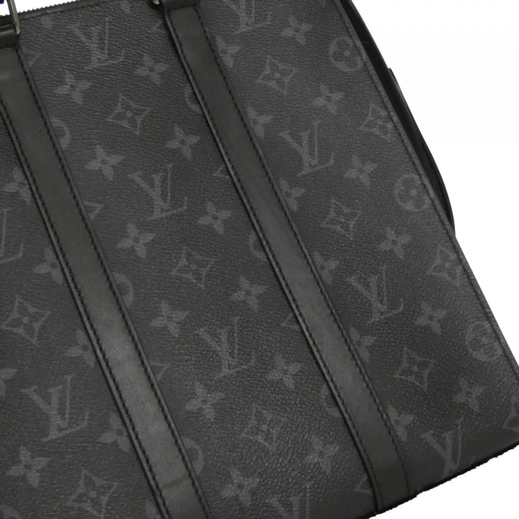 Louis Vuitton Black Coated Canvas Handbag (Pre-Owned)
