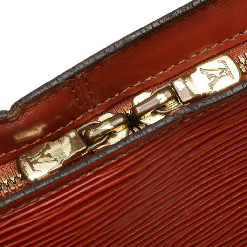 Louis Vuitton Kenyan Brown Leather Shoulder Bag Tote Bag (Pre-Owned)