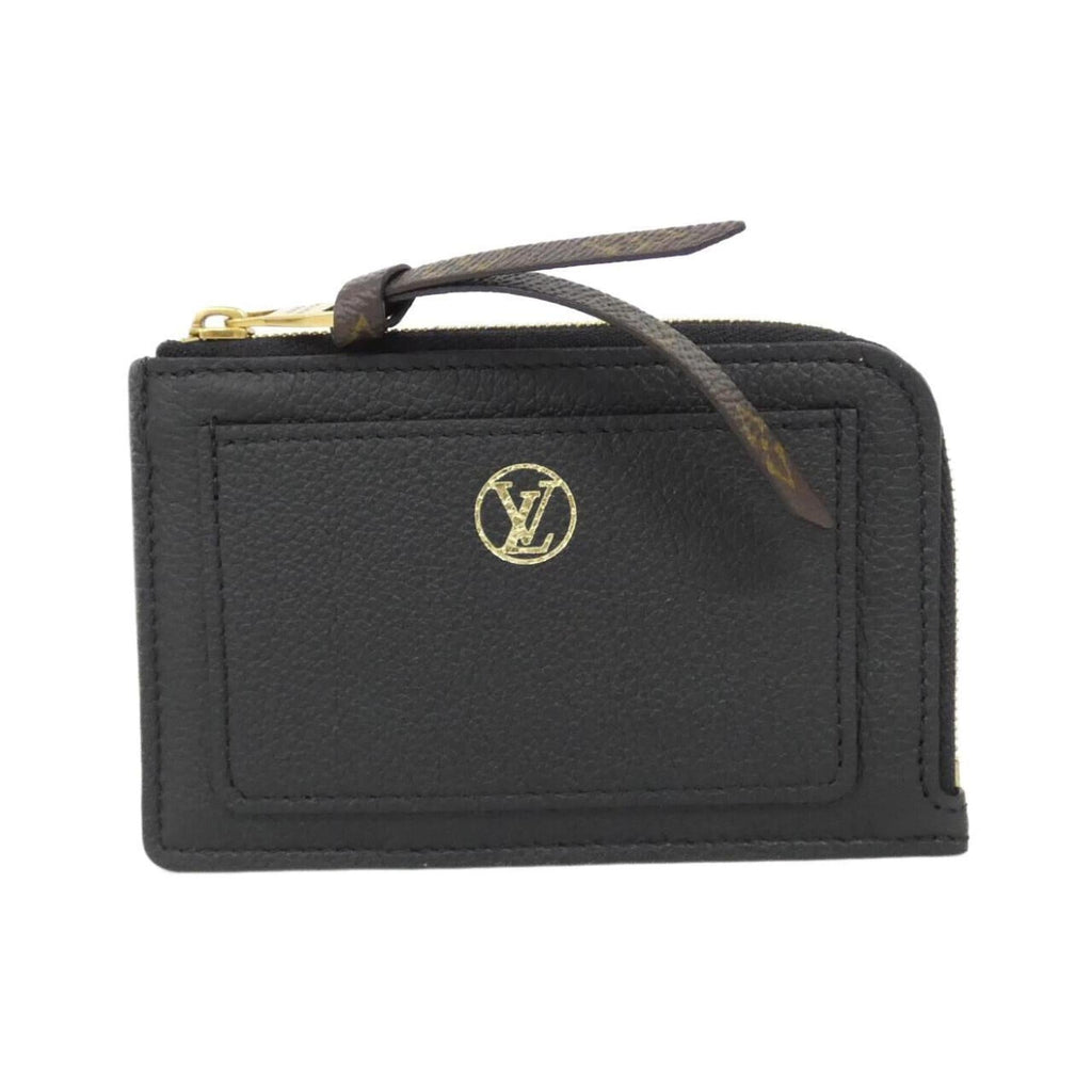 Louis Vuitton Black Leather Coin Purse/Coin Case (Pre-Owned)