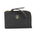 Louis Vuitton Black Leather Coin Purse/Coin Case (Pre-Owned)