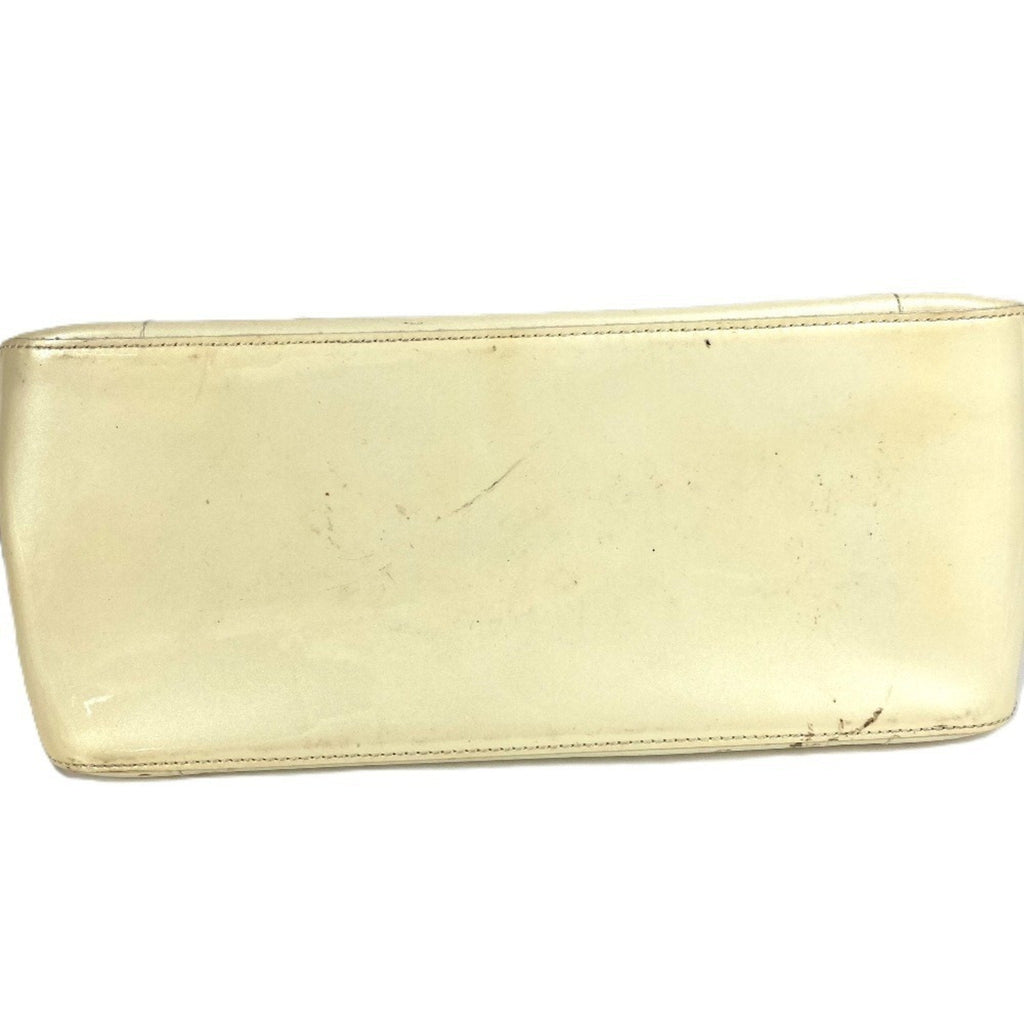 Louis Vuitton Pearl White Monogram Vernis Handbag Shoulder Bag Tote Bag (Pre-Owned)