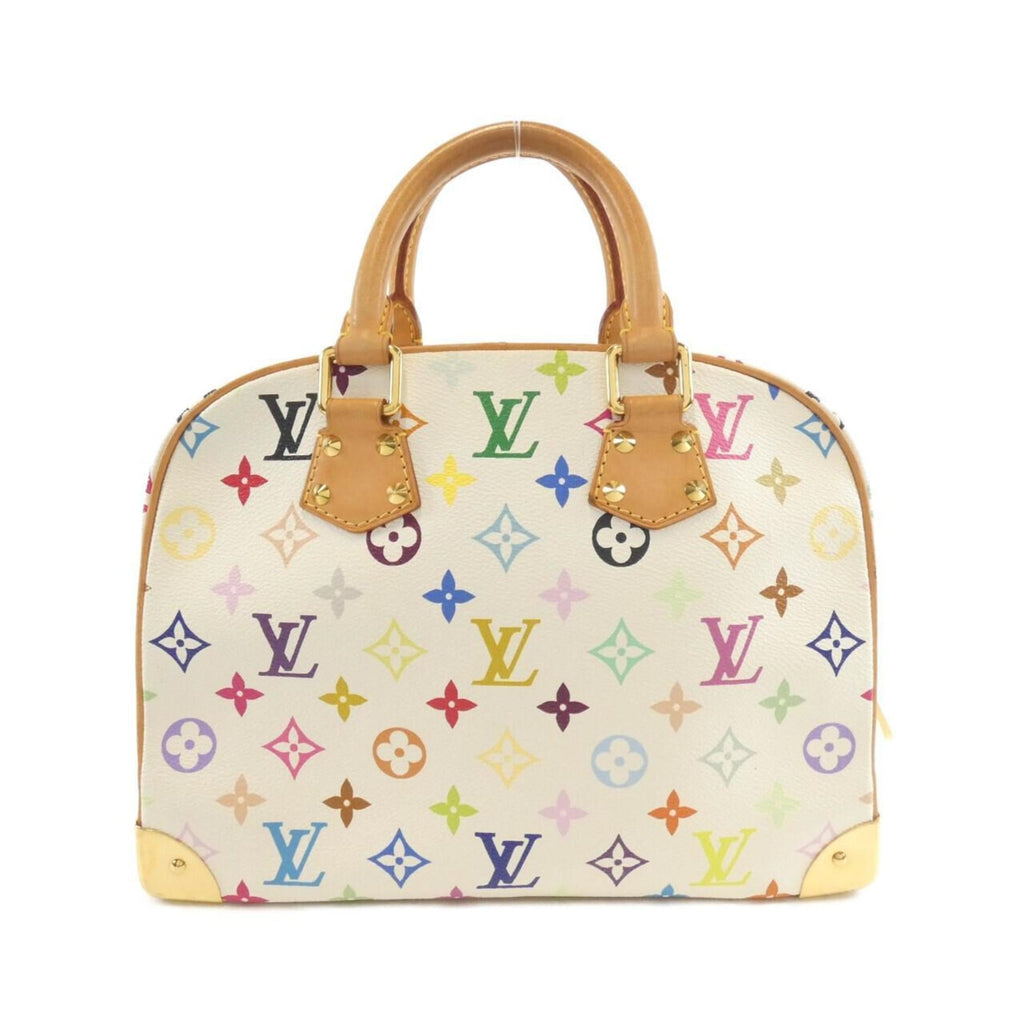 Louis Vuitton White Coated Canvas Handbag (Pre-Owned)