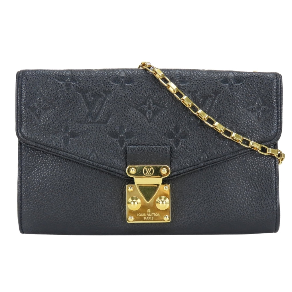 Louis Vuitton Noir Monogram Empreinte Pochette Shoulder Bag (Pre-Owned)