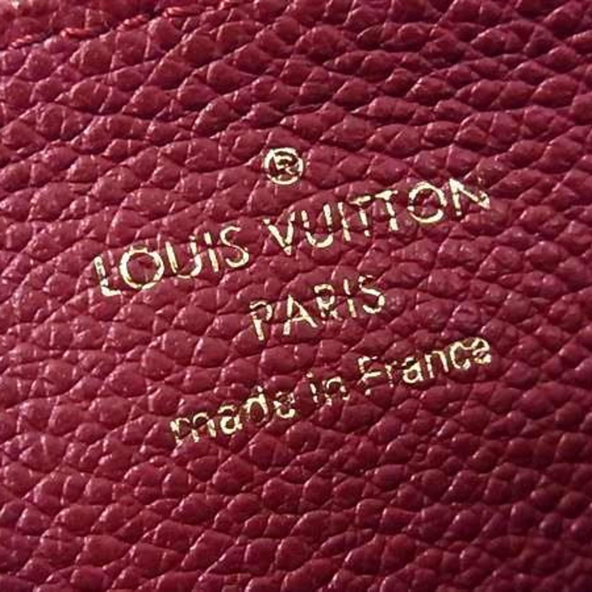 Louis Vuitton Aurore Bordeaux Monogram Empreinte Long Wallet (Bi-Fold) (Pre-Owned)