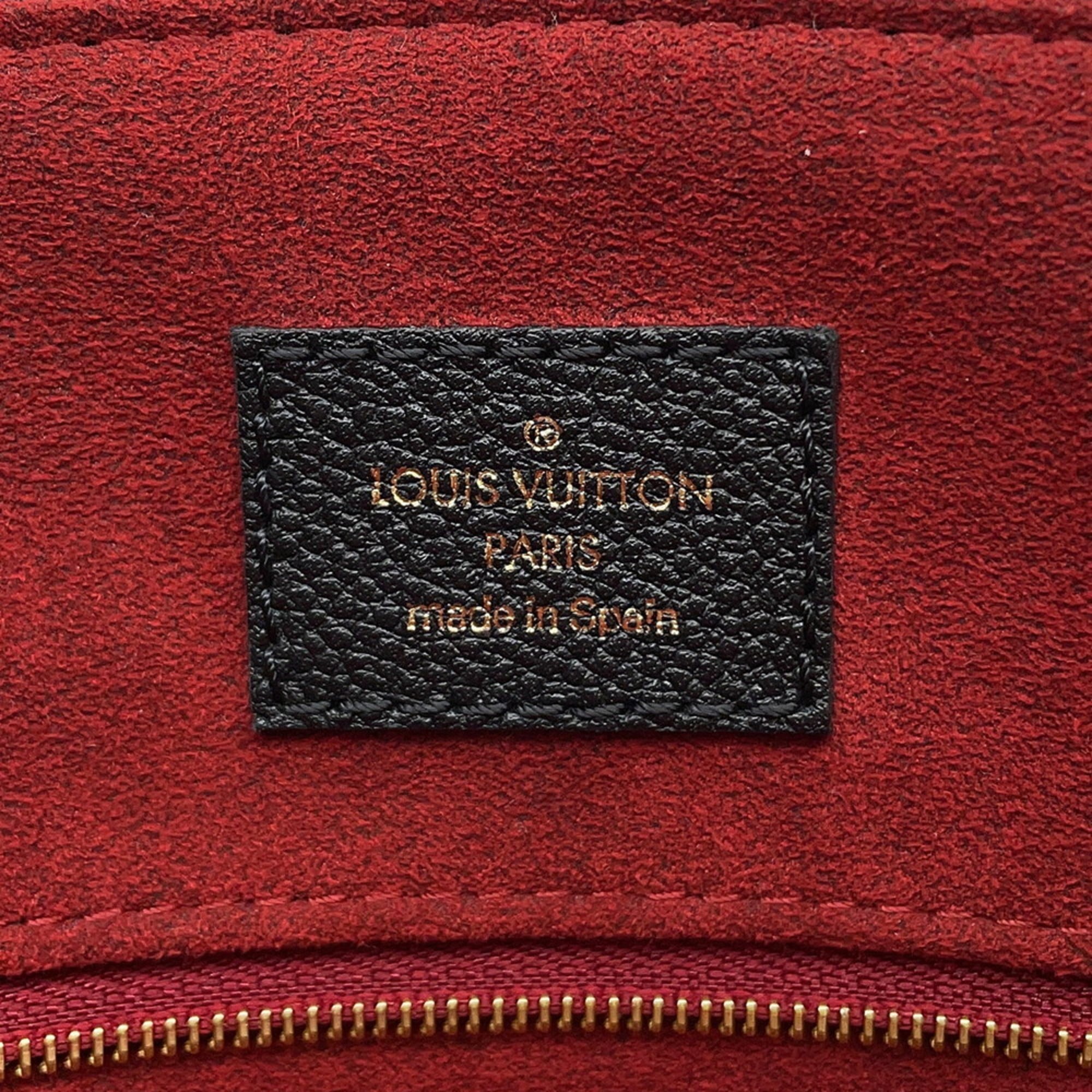 Louis Vuitton Black Monogram Noir Monogram Empreinte Handbag Shoulder Bag (Pre-Owned)
