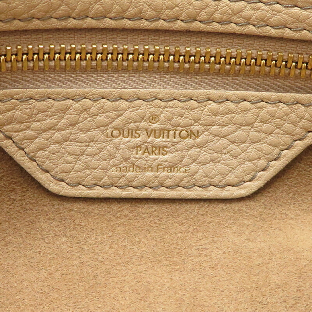 Louis Vuitton Beige Monogram Leather Handbag (Pre-Owned)